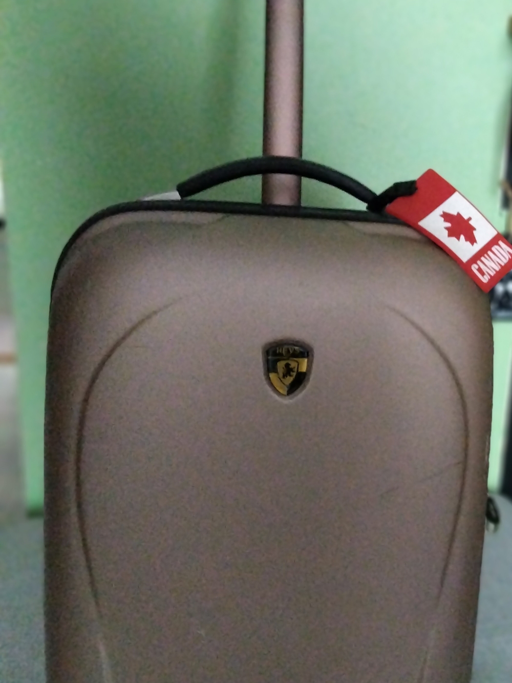 Bronze Hardshell Carry-On 2 Wheels with Top Handle